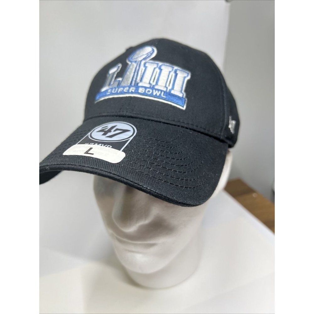 '47 Brand Mens NFL Super Bowl LIII Atlanta Strapback Cap Hat New